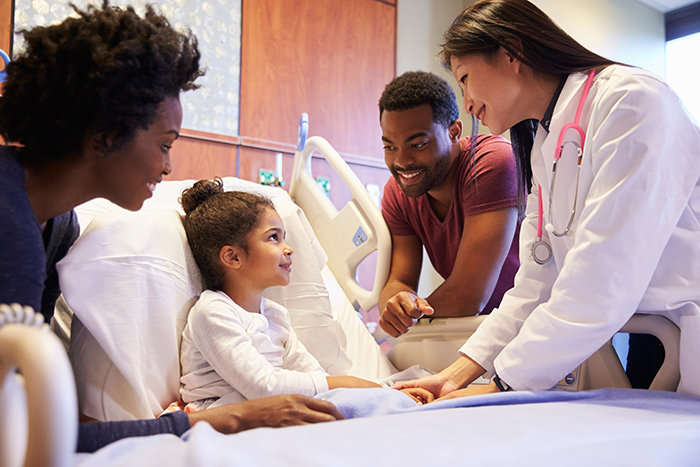 hospital visitors